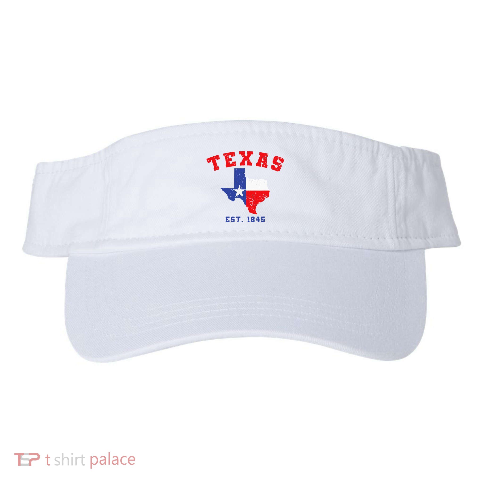 Texas Est. 1845 Texas Pride Home State Texan Visor