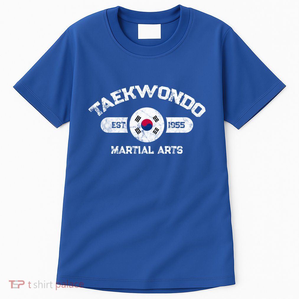 Taekwondo Established 1955 Tae Kwon Do Gift Martial Arts Gift Tall T-Shirt