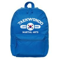 Taekwondo Established 1955 Tae Kwon Do Gift Martial Arts Gift 16 in Basic Backpack