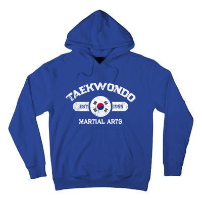 Taekwondo Established 1955 Tae Kwon Do Gift Martial Arts Gift Tall Hoodie