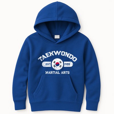 Taekwondo Established 1955 Tae Kwon Do Gift Martial Arts Gift Kids Hoodie
