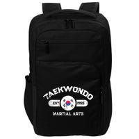 Taekwondo Established 1955 Tae Kwon Do Gift Martial Arts Impact Tech Backpack