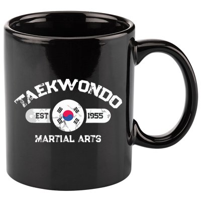 Taekwondo Established 1955 Tae Kwon Do Gift Martial Arts 11oz C Handle Ceramic Mug