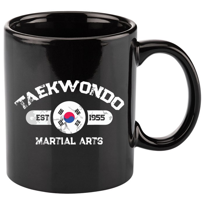 Taekwondo Established 1955 Tae Kwon Do Gift Martial Arts 11oz C Handle Ceramic Mug