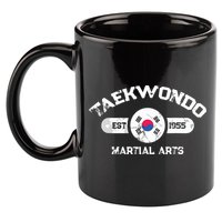 Taekwondo Established 1955 Tae Kwon Do Gift Martial Arts 11oz C Handle Ceramic Mug