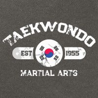 Taekwondo Established 1955 Tae Kwon Do Gift Martial Arts Cotton Canvas Backpack