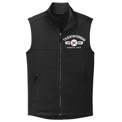 Taekwondo Established 1955 Tae Kwon Do Gift Martial Arts Collective Smooth Fleece Vest