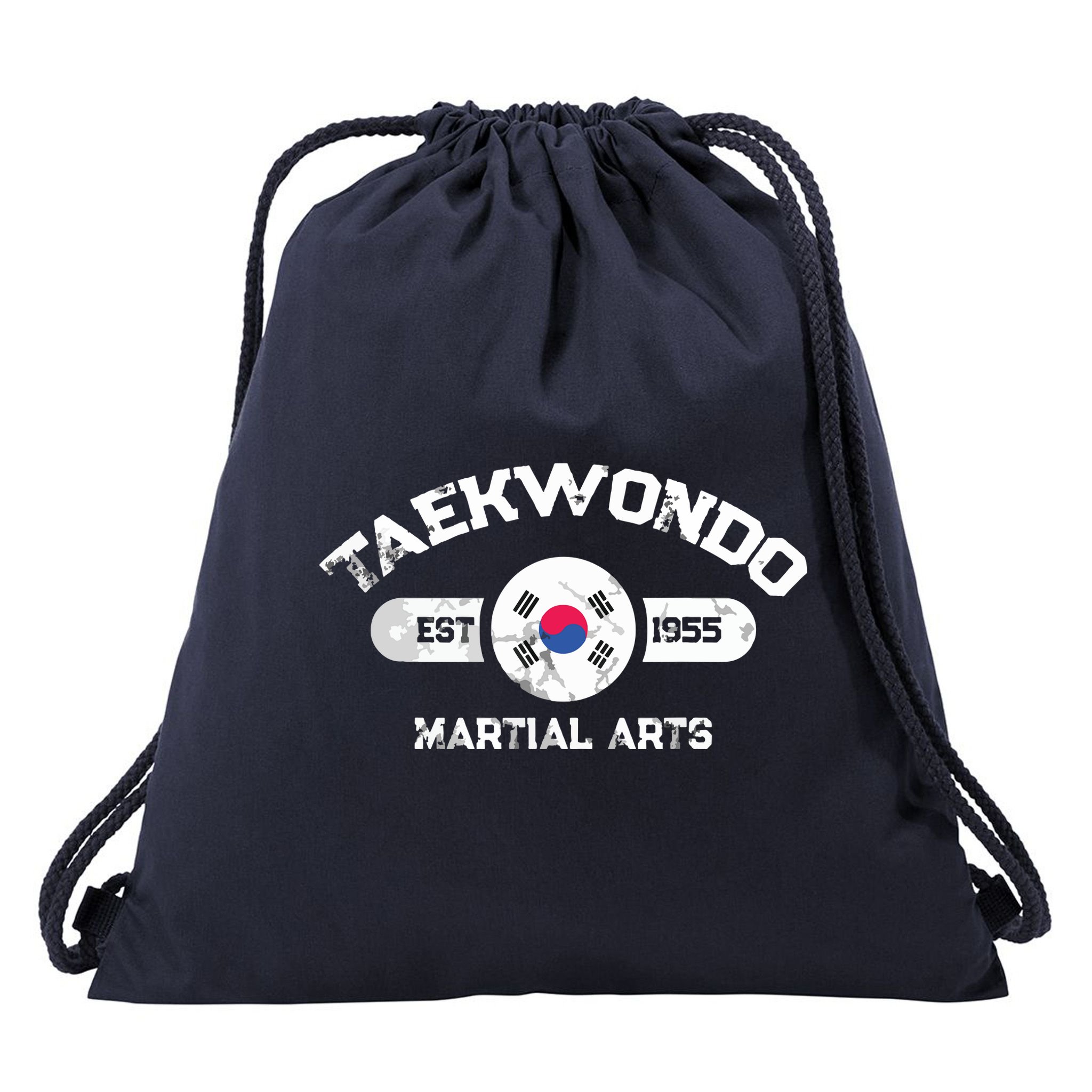 Taekwondo Established 1955 Tae Kwon Do Gift Martial Arts Drawstring Bag