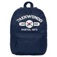 Taekwondo Established 1955 Tae Kwon Do Gift Martial Arts 16 in Basic Backpack