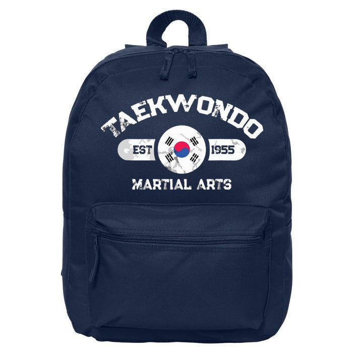 Taekwondo Established 1955 Tae Kwon Do Gift Martial Arts 16 in Basic Backpack