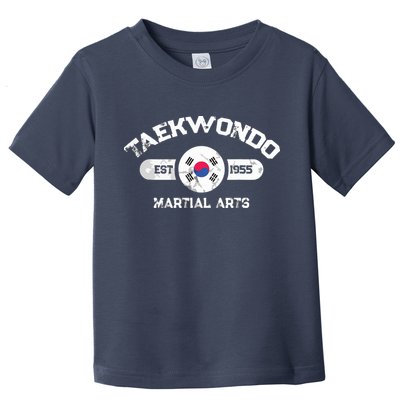 Taekwondo Established 1955 Tae Kwon Do Gift Martial Arts Toddler T-Shirt