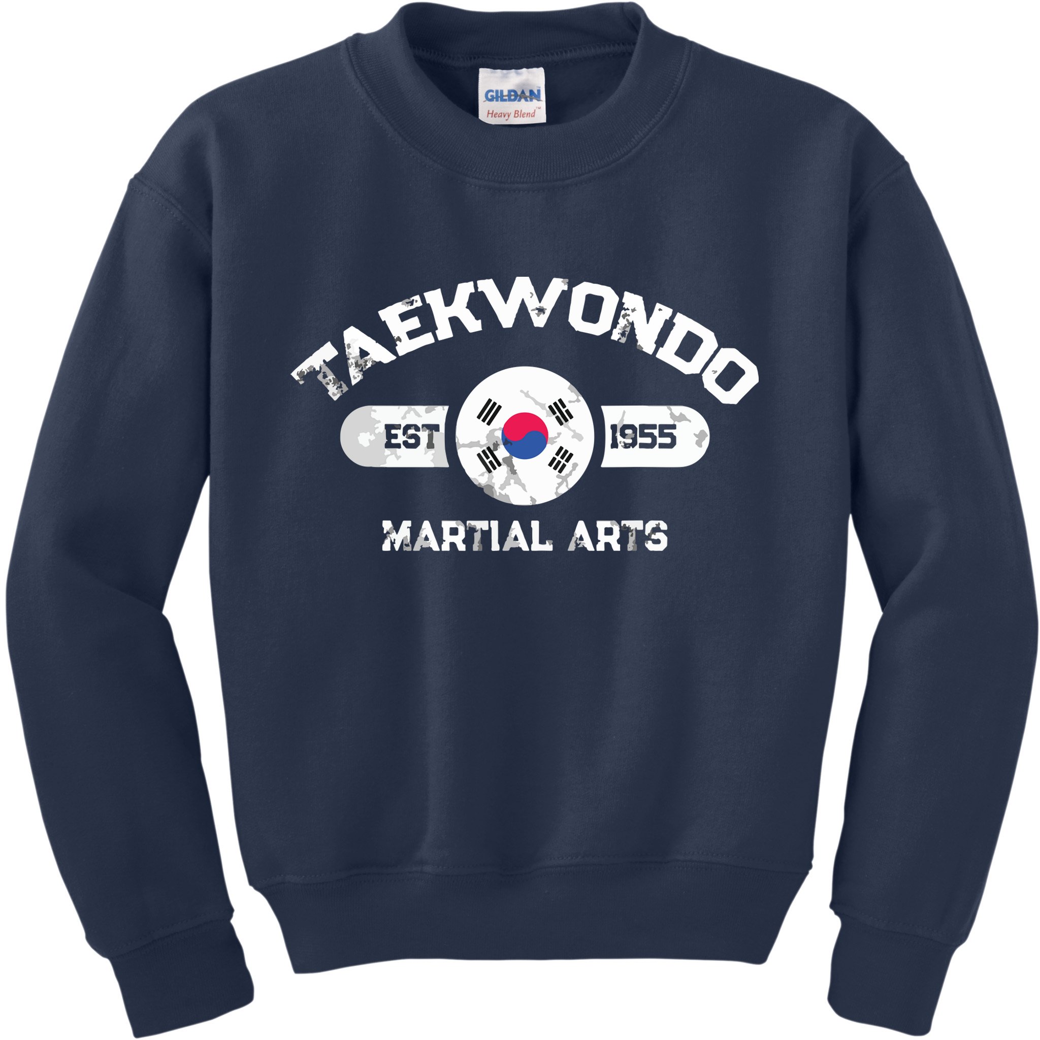 Taekwondo Established 1955 Tae Kwon Do Gift Martial Arts Kids Sweatshirt