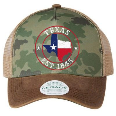 Texas Est 1845 Texan Home State Texas Pride Legacy Tie Dye Trucker Hat