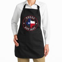 Texas Est 1845 Texan Home State Texas Pride Apron