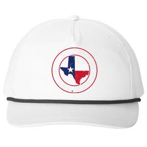 Texas Est 1845 Texan Home State Texas Pride Snapback Five-Panel Rope Hat