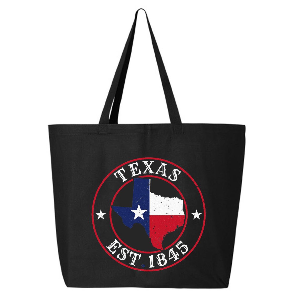 Texas Est 1845 Texan Home State Texas Pride 25L Jumbo Tote