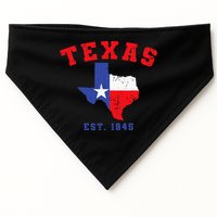 Texas Est 1845 Texas Pride Home State Texan USA-Made Doggie Bandana