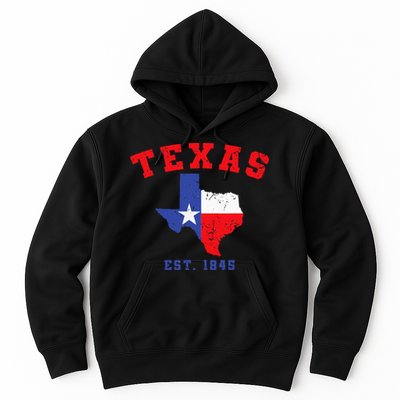 Texas Est 1845 Texas Pride Home State Texan Hoodie