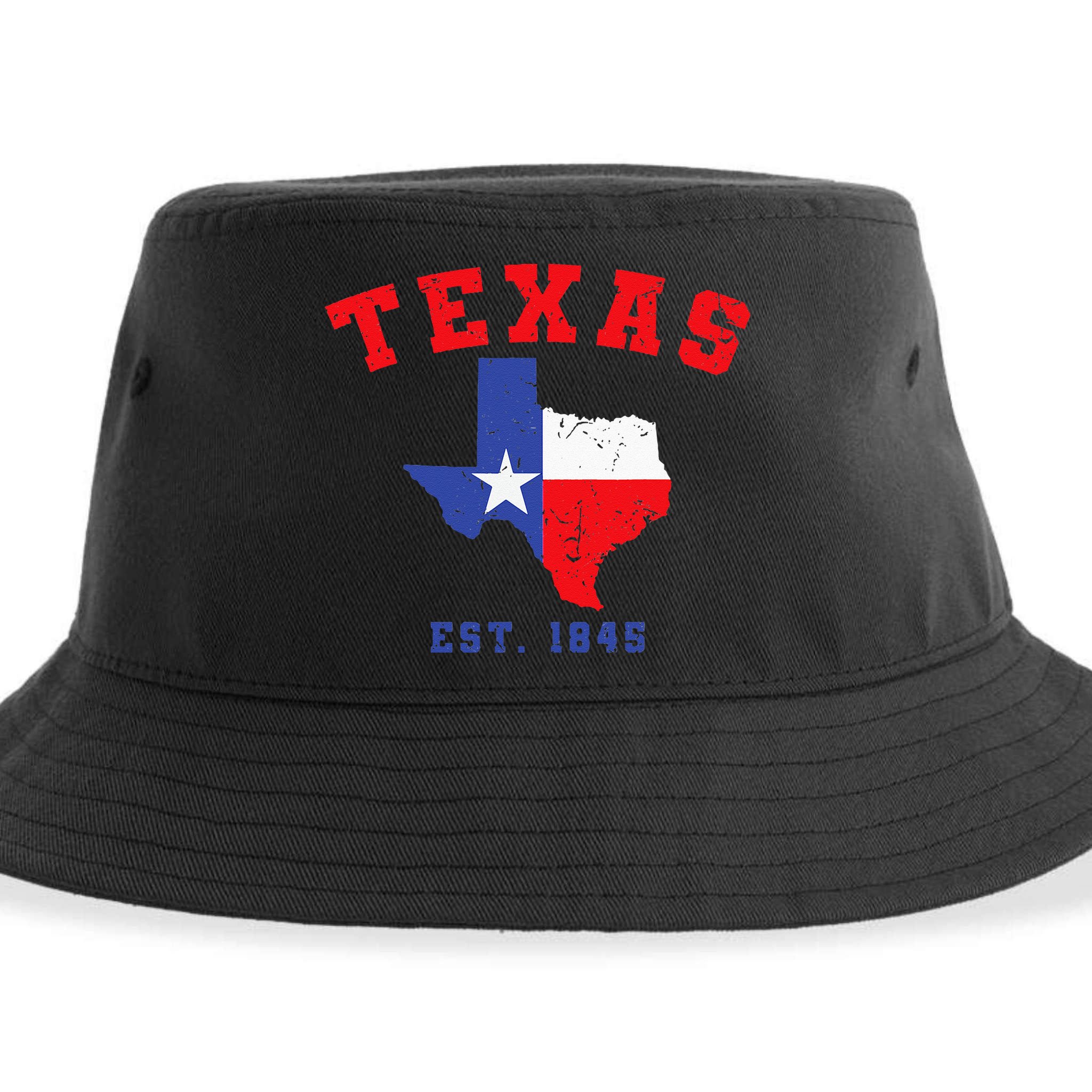 Texas Est 1845 Texas Pride Home State Texan Sustainable Bucket Hat