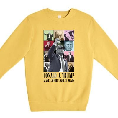 Trump Eras 2024 Make America Great Again Maga Premium Crewneck Sweatshirt