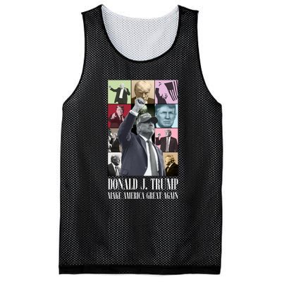 Trump Eras 2024 Make America Great Again Maga Mesh Reversible Basketball Jersey Tank