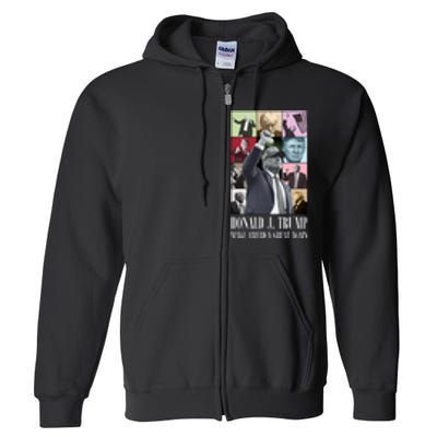 Trump Eras 2024 Make America Great Again Maga Full Zip Hoodie