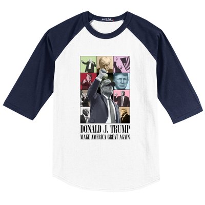 Trump Eras 2024 Make America Great Again Maga Baseball Sleeve Shirt