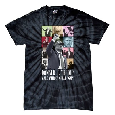 Trump Eras 2024 Make America Great Again Maga Tie-Dye T-Shirt