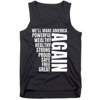 Trump Election 2024 Trump President Great Again Tank Top