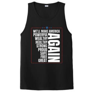 Trump Election 2024 Trump President Great Again PosiCharge Competitor Tank