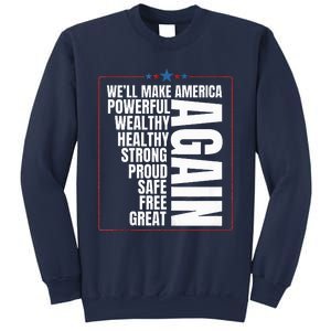 Trump Election 2024 Trump President Great Again Sweatshirt