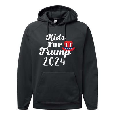 Trump Election 2024 Performance Fleece Hoodie