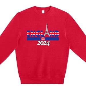 Team England 2024 Paris Sport Games Premium Crewneck Sweatshirt