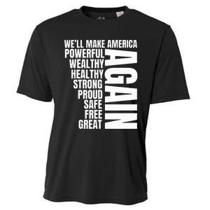 Trump Election 2024 Trump President Great Again Cooling Performance Crew T-Shirt