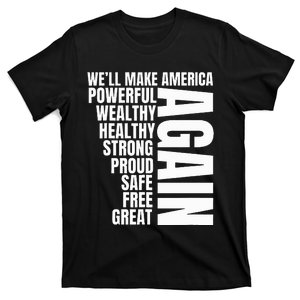 Trump Election 2024 Trump President Great Again T-Shirt