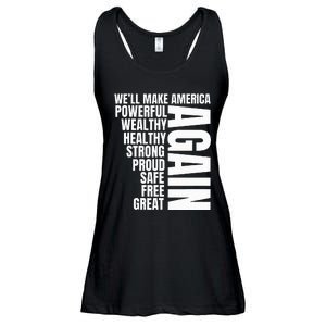 Trump Election 2024 Trump President Great Again Ladies Essential Flowy Tank