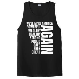 Trump Election 2024 Trump President Great Again PosiCharge Competitor Tank