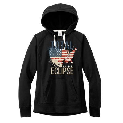 Total Eclipse 2024 Women's Fleece Hoodie