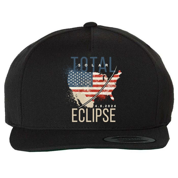 Total Eclipse 2024 Wool Snapback Cap