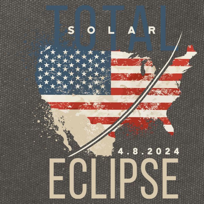 Total Eclipse 2024 Cotton Canvas Backpack