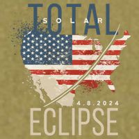Total Eclipse 2024 Garment-Dyed Women's Muscle Tee