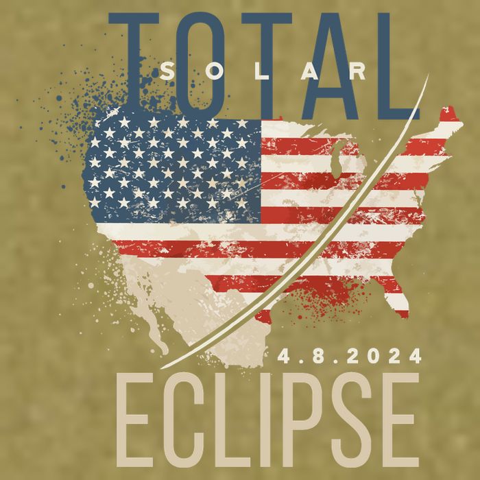 Total Eclipse 2024 Garment-Dyed Women's Muscle Tee