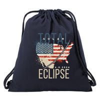 Total Eclipse 2024 Drawstring Bag