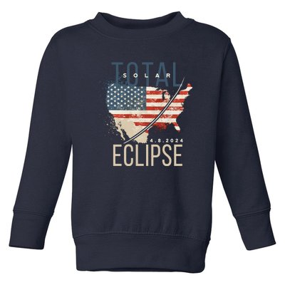 Total Eclipse 2024 Toddler Sweatshirt