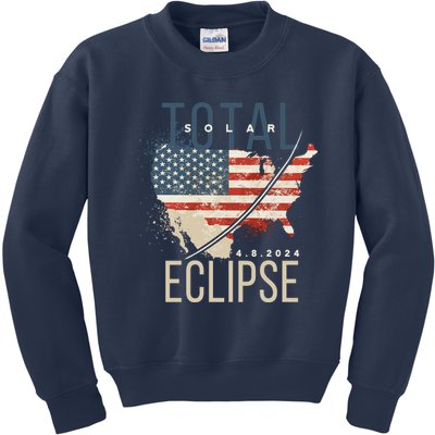 Total Eclipse 2024 Kids Sweatshirt