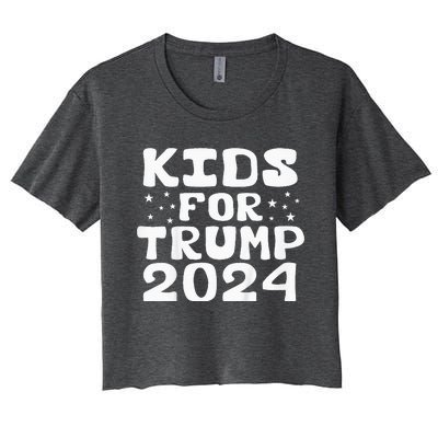 Trump Election 2024 Women's Crop Top Tee