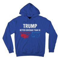 Trump Elections 2024 Usa Map Happy Holidays Merry Christmas Gift Hoodie