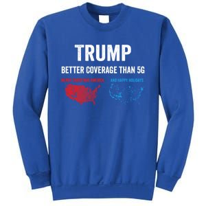 Trump Elections 2024 Usa Map Happy Holidays Merry Christmas Gift Sweatshirt