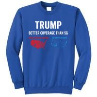 Trump Elections 2024 Usa Map Happy Holidays Merry Christmas Gift Sweatshirt