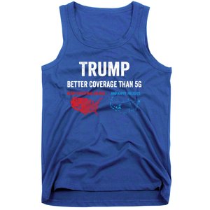 Trump Elections 2024 Usa Map Happy Holidays Merry Christmas Gift Tank Top